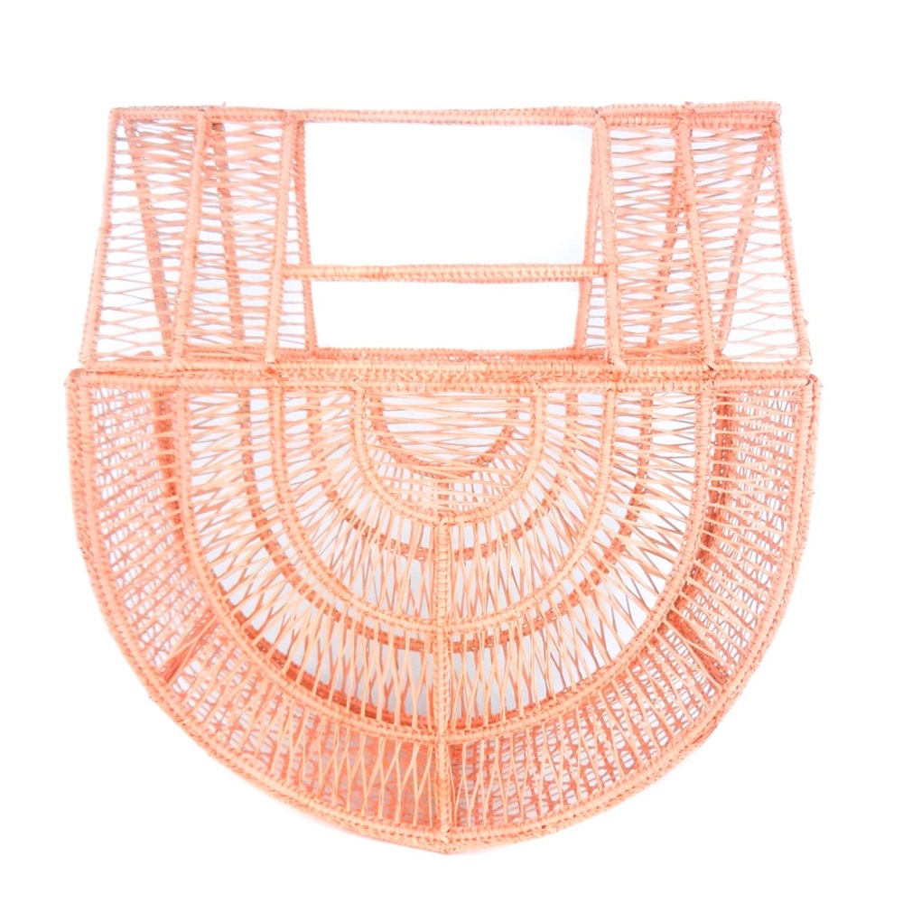 Luxchilas Half Moon Iraca Straw Bag, NWT!